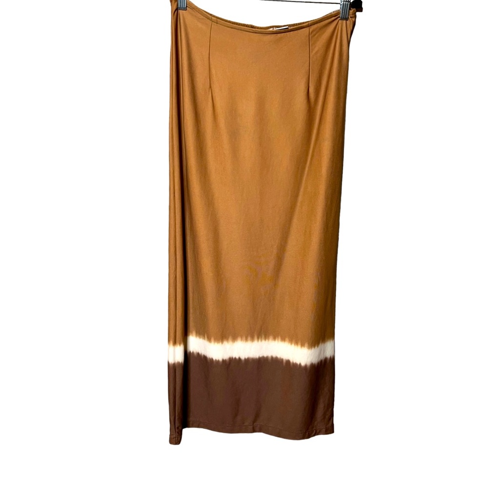 Women’s  Express ombré Brown Tie Dye Skirt. Size Large. Good Condition.